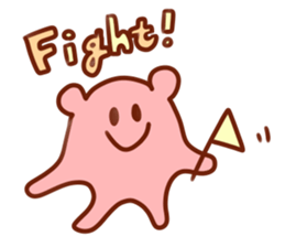 The boy with his friends in the sea. sticker #9983848