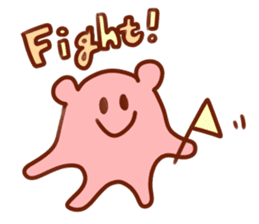 The boy with his friends in the sea. sticker #9983848