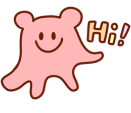 The boy with his friends in the sea. sticker #9983849