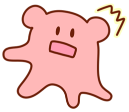 The boy with his friends in the sea. sticker #9983855