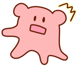 The boy with his friends in the sea. sticker #9983855