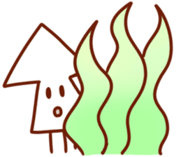 The boy with his friends in the sea. sticker #9983858