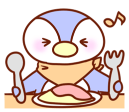 The boy with his friends in the sea. sticker #9983864