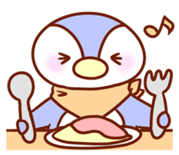 The boy with his friends in the sea. sticker #9983864