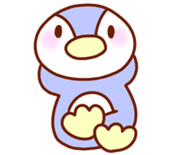 The boy with his friends in the sea. sticker #9983865