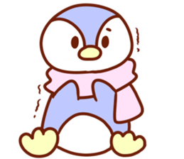 The boy with his friends in the sea. sticker #9983867