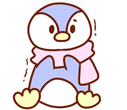 The boy with his friends in the sea. sticker #9983867