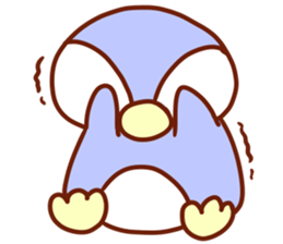 The boy with his friends in the sea. sticker #9983868