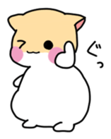 CUTE HAMSTER STAMP sticker #9983932