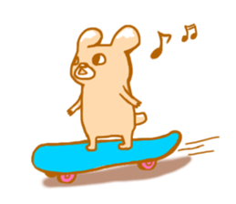 bear style sticker #9984000