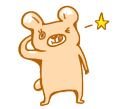 bear style sticker #9984011