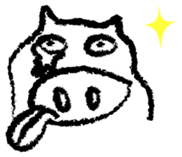 Animals without color sticker #9984118