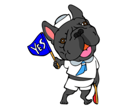 Frefrebullbull French bulldog sticker #9984329