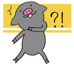 Pig baby. sticker #9984661