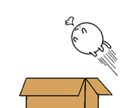 Daily egg cat sticker #9985001