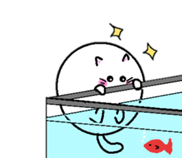 Daily egg cat sticker #9985008