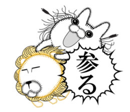 Rabbit of Disheveled Hair 3 sticker #9985633