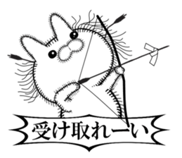 Rabbit of Disheveled Hair 3 sticker #9985636