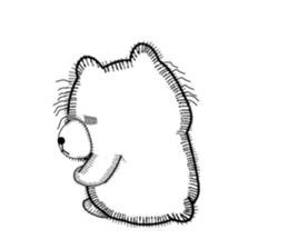 Rabbit of Disheveled Hair 3 sticker #9985642