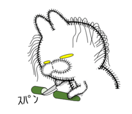 Rabbit of Disheveled Hair 3 sticker #9985648