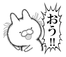 Rabbit of Disheveled Hair 3 sticker #9985654