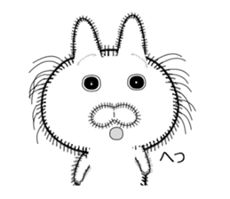 Rabbit of Disheveled Hair 3 sticker #9985658