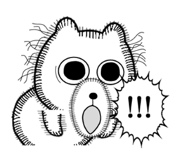 Rabbit of Disheveled Hair 3 sticker #9985663