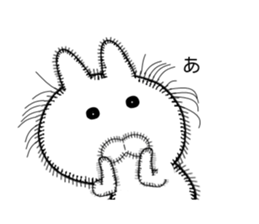 Rabbit of Disheveled Hair 3 sticker #9985666