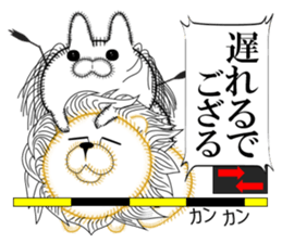 Rabbit of Disheveled Hair 3 sticker #9985667