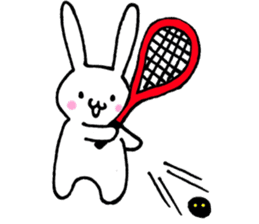 Squash Sticker with Rabbit sticker #9985913