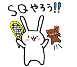 Squash Sticker with Rabbit sticker #9985945