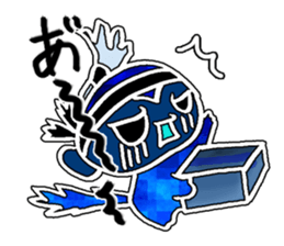 Monkey that must have to move. sticker #9986564