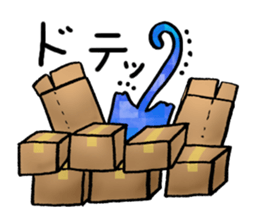 Monkey that must have to move. sticker #9986566