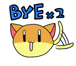 Japanese sponge cake cat SUZU. sticker #9986666