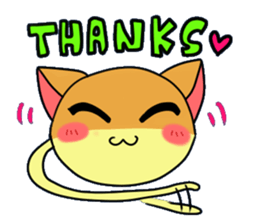 Japanese sponge cake cat SUZU. sticker #9986669