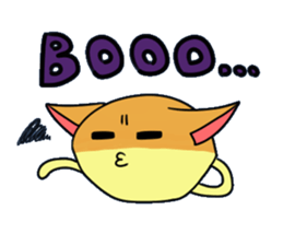 Japanese sponge cake cat SUZU. sticker #9986672