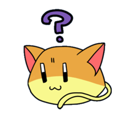 Japanese sponge cake cat SUZU. sticker #9986673