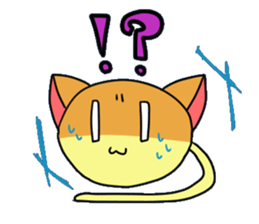 Japanese sponge cake cat SUZU. sticker #9986675