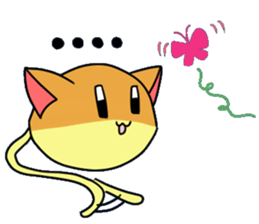 Japanese sponge cake cat SUZU. sticker #9986678