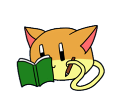 Japanese sponge cake cat SUZU. sticker #9986688