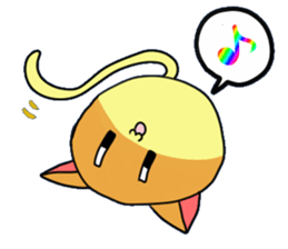 Japanese sponge cake cat SUZU. sticker #9986690