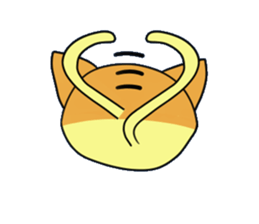 Japanese sponge cake cat SUZU. sticker #9986698