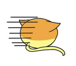 Japanese sponge cake cat SUZU. sticker #9986701