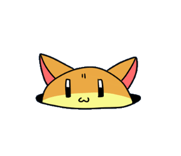 Japanese sponge cake cat SUZU. sticker #9986702