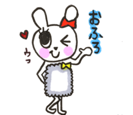 girly cute rabbit sticker #9987165