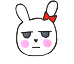girly cute rabbit sticker #9987177