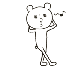 unique cute bear sticker sticker #9988278