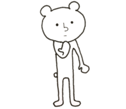 unique cute bear sticker sticker #9988279