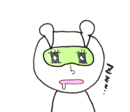 unique cute bear sticker sticker #9988293