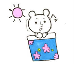 unique cute bear sticker sticker #9988300